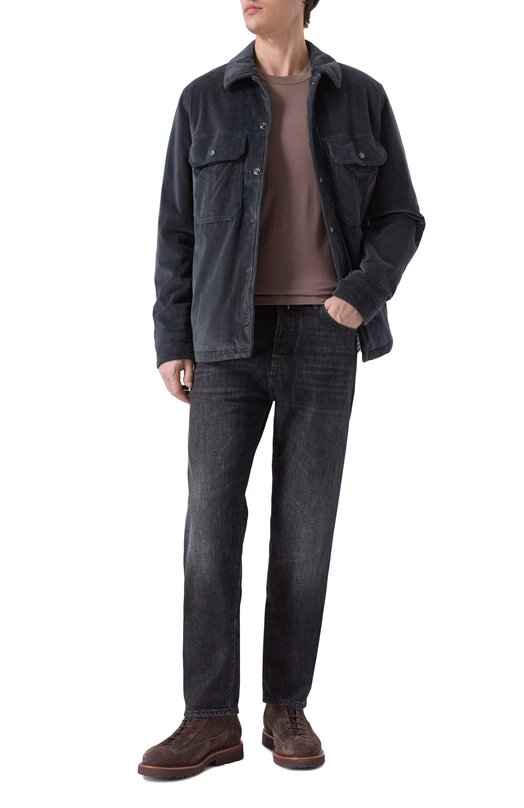 Вельветовая куртка-рубашка Jacob Cohen 25I P/JUR_ER013 001 S4248 TR Серый  25I P/JUR_ER013 001 S4248 TR Фото 2