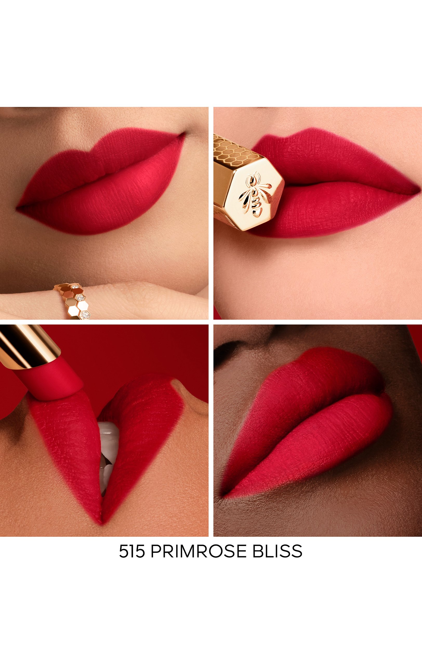 Помада для губ kisskiss honey-infused intense lipstick, оттенок 515 идиллия первоцвета (1,85g) GUERLAIN, арт. G062267, фото 4