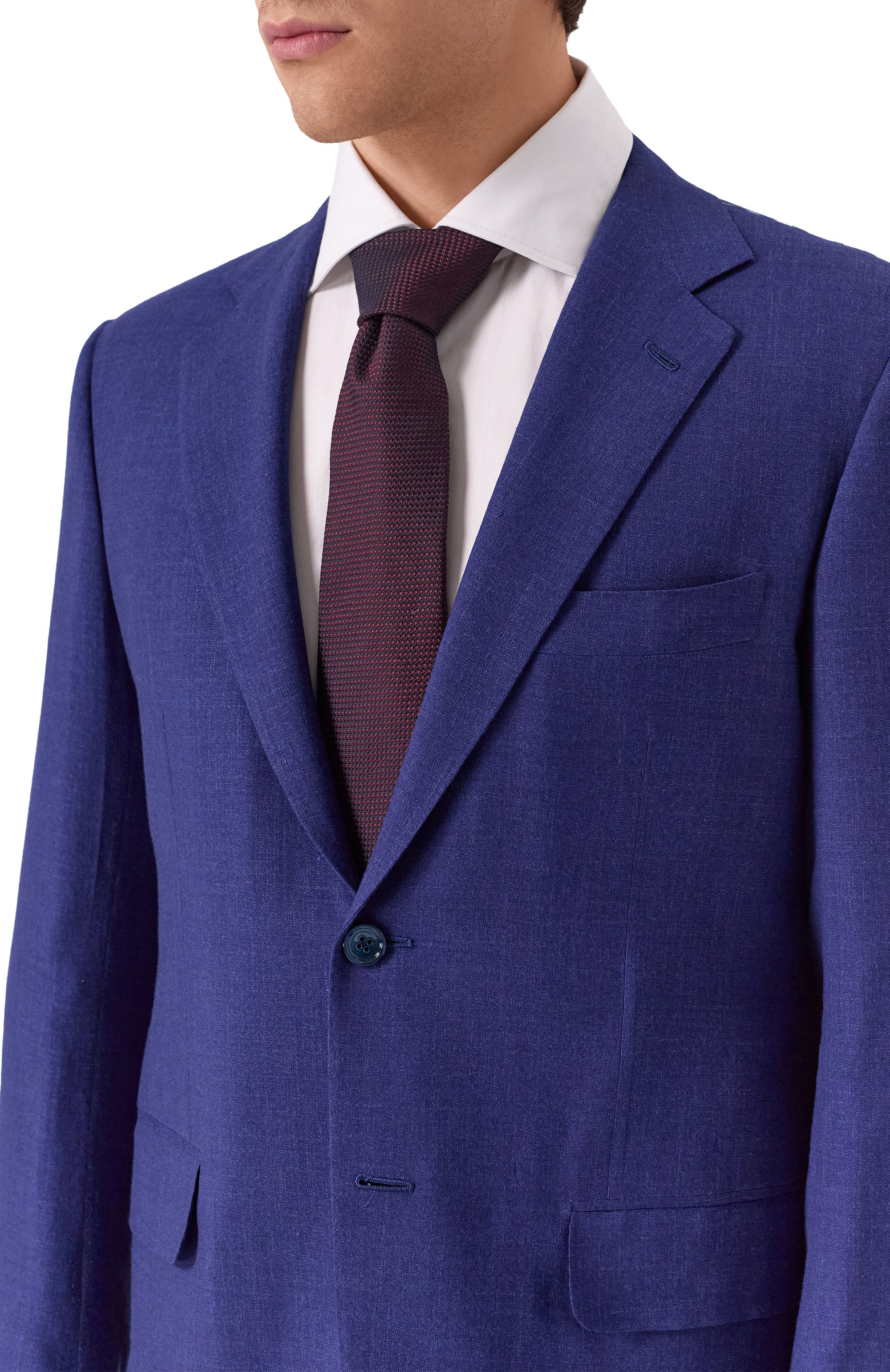 Костюм из кашемира и шелка KITON темно-синего цвета по цене 1410000 руб., арт. UA81K0652E01, фото 8 Костюм из кашемира и шелка KITON, арт. UA81K0652E01, фото 8