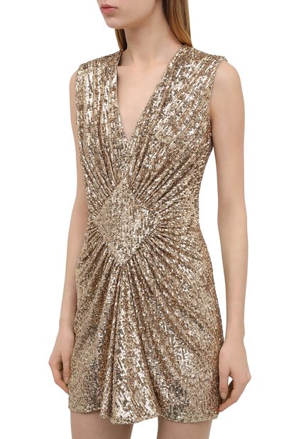 Платье с пайетками BALMAIN, арт. VF16095/X444, фото 3