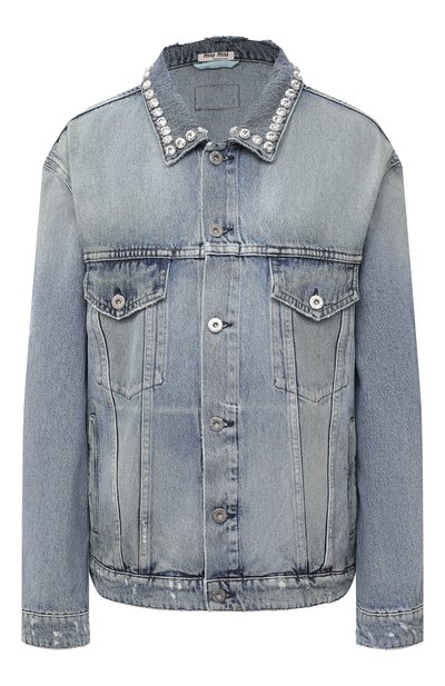 Джинсовая куртка MIU MIU, арт. GWB060-1S90-F0013, фото 1