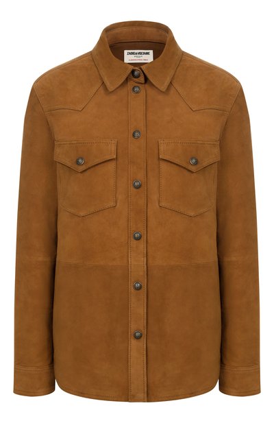 Женская замшевая рубашка ZADIG AND VOLTAIRE, арт. RWSH01033