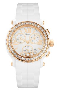 Часы happy sport chrono CHOPARD бесцветного цвета по цене 3640000 руб., арт. 288515-9002, фото 1 Часы happy sport chrono CHOPARD, арт. 288515-9002, фото 1