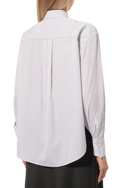 Рубашка из хлопка и шелка BRUNELLO CUCINELLI, арт. MA784MK916, фото 4