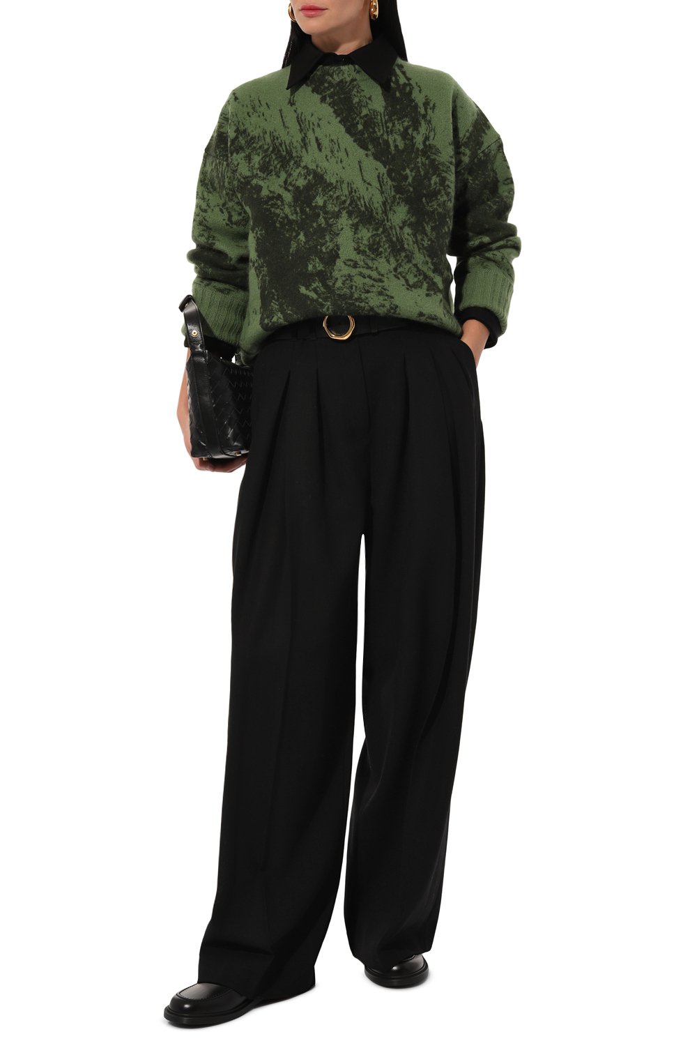 Кожаные лоферы vlogo signature VALENTINO, арт. 5W2S0IK1/VRK, фото 2