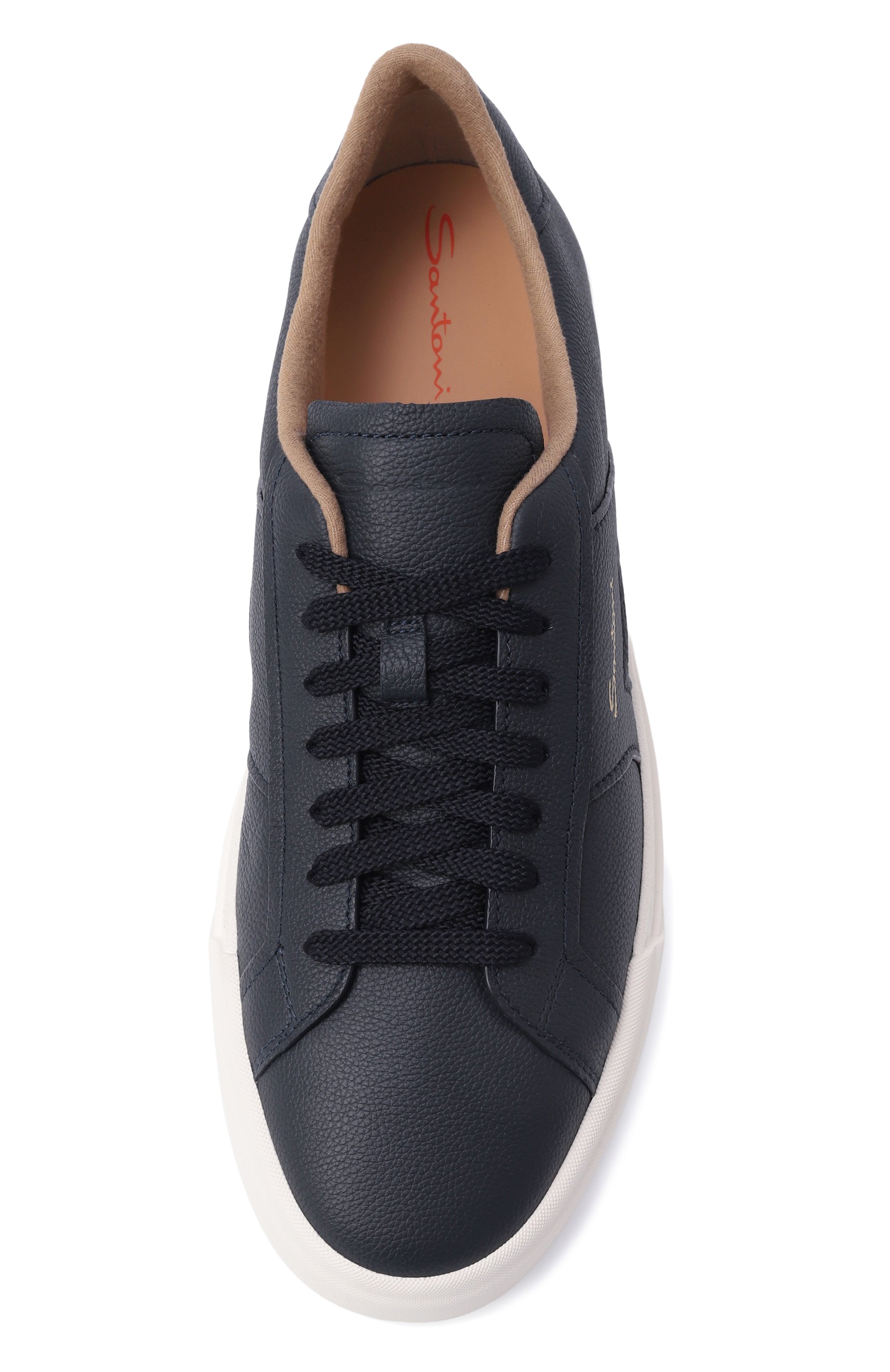 Кожаные кеды gloria SANTONI, арт. MBGG21967PNNKSIW, фото 6