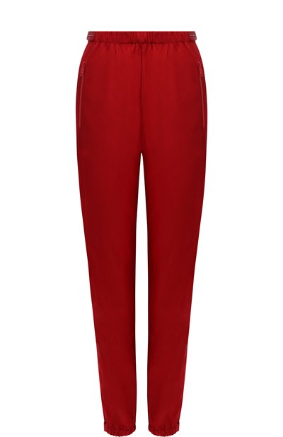 Женские однотонные брюки с эластичным поясом PRADA, арт. 22H745-I18-F0011