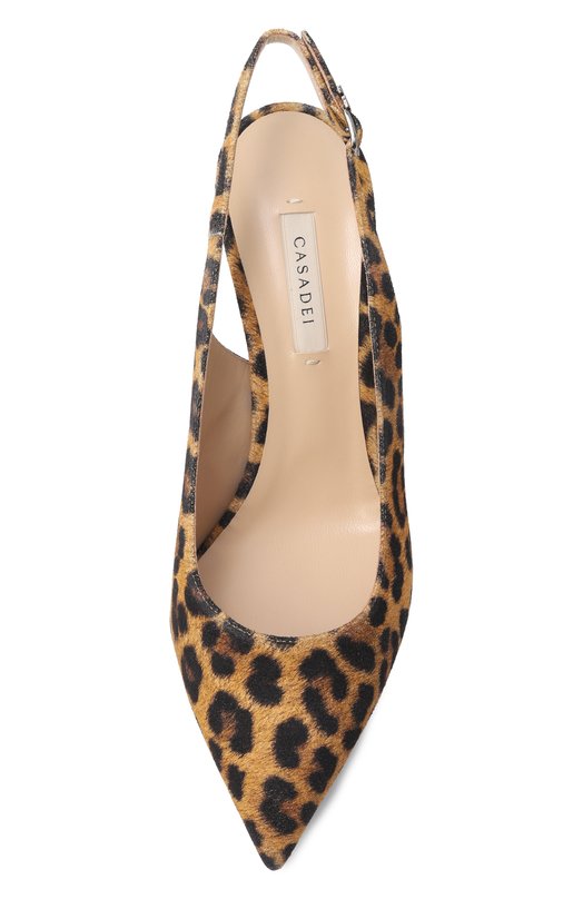 Замшевые туфли Malesia Blade Casadei 1G660A080T/MALES Леопардовый  1G660A080T/MALES Фото 6