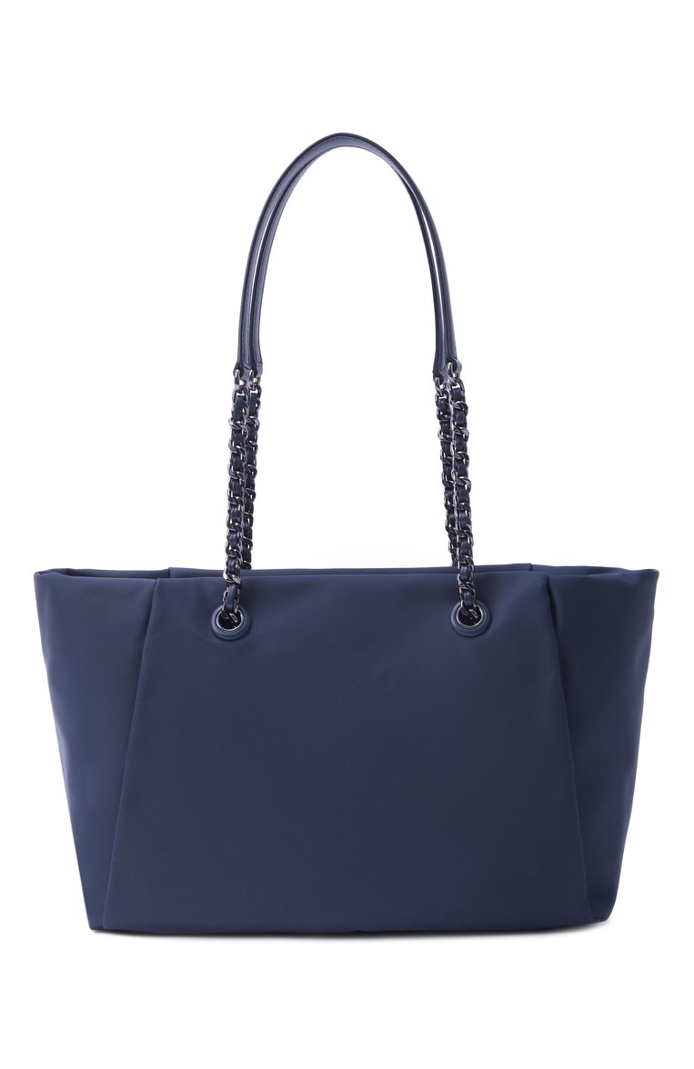 Женская сумка-тоут georgia MICHAEL MICHAEL KORS темно-синего цвета, арт. 30R5SI0T1C | Фото 6 (Размер: large; Материал: Текстиль)
