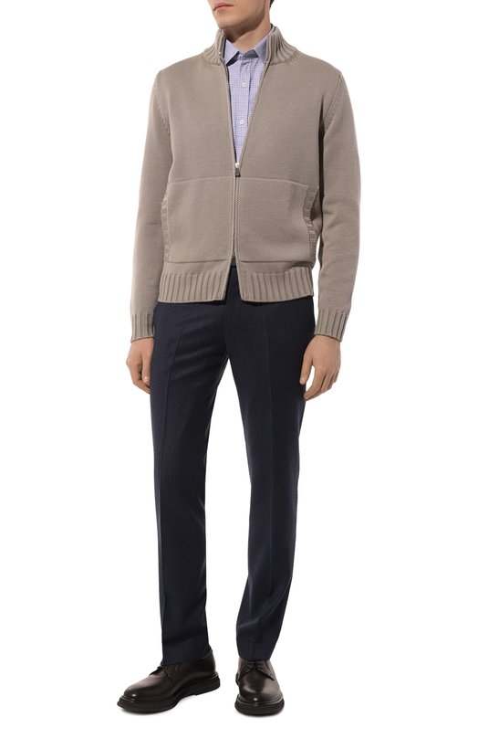 Хлопковая рубашка Paul&Shark 14313096CF Голубой  14313096CF Фото 2