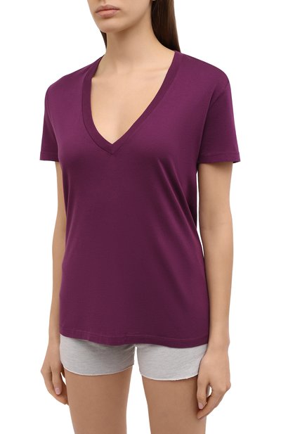 Футболка из смеси вискозы и хлопка MONROW, арт. HT218CM, фото 3