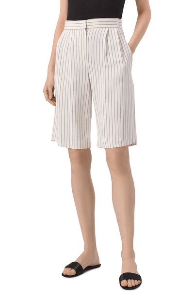 Шорты из вискозы и льна LOULOU DE SAISON, арт. PIERA, фото 3