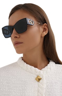 Женские солнцезащитные очки DIOR EYEWEAR черного цвета, арт. 30M0NTAIGNE S2U 12B0 | Фото 2 (Тип очков: С/з; Региональные ограничения белый список (Axapta Mercury): RU, Не проставлено; Нос: Не проставлено; Очки форма: Бабочка, Прямоугольные; Оптика Гендер: оптика-женское)