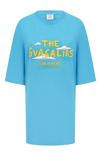Женская хлопковая футболка VETEMENTS, арт. UA53TR260S 1602/W