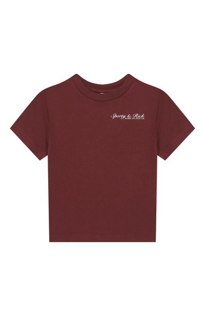 Хлопковая футболка SPORTY AND RICH, арт. T004875325RE02_001