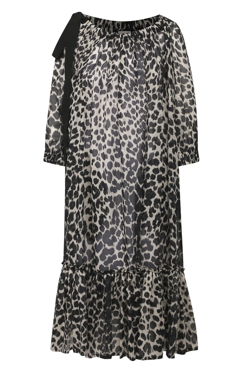Хлопковое платье DRIES VAN NOTEN леопардового цвета по цене 95600 руб., арт. 201-11089-9002, фото 1 Хлопковое платье DRIES VAN NOTEN, арт. 201-11089-9002, фото 1