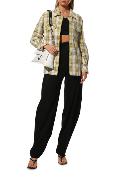 Хлопковая рубашка OFF-WHITE, арт. 0WEA261S22FAB001, фото 2