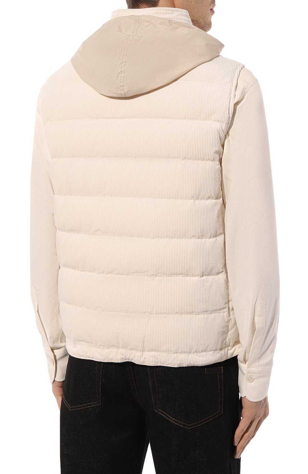 Пуховый жилет из вельвета BRUNELLO CUCINELLI, арт. ML4631714, фото 6