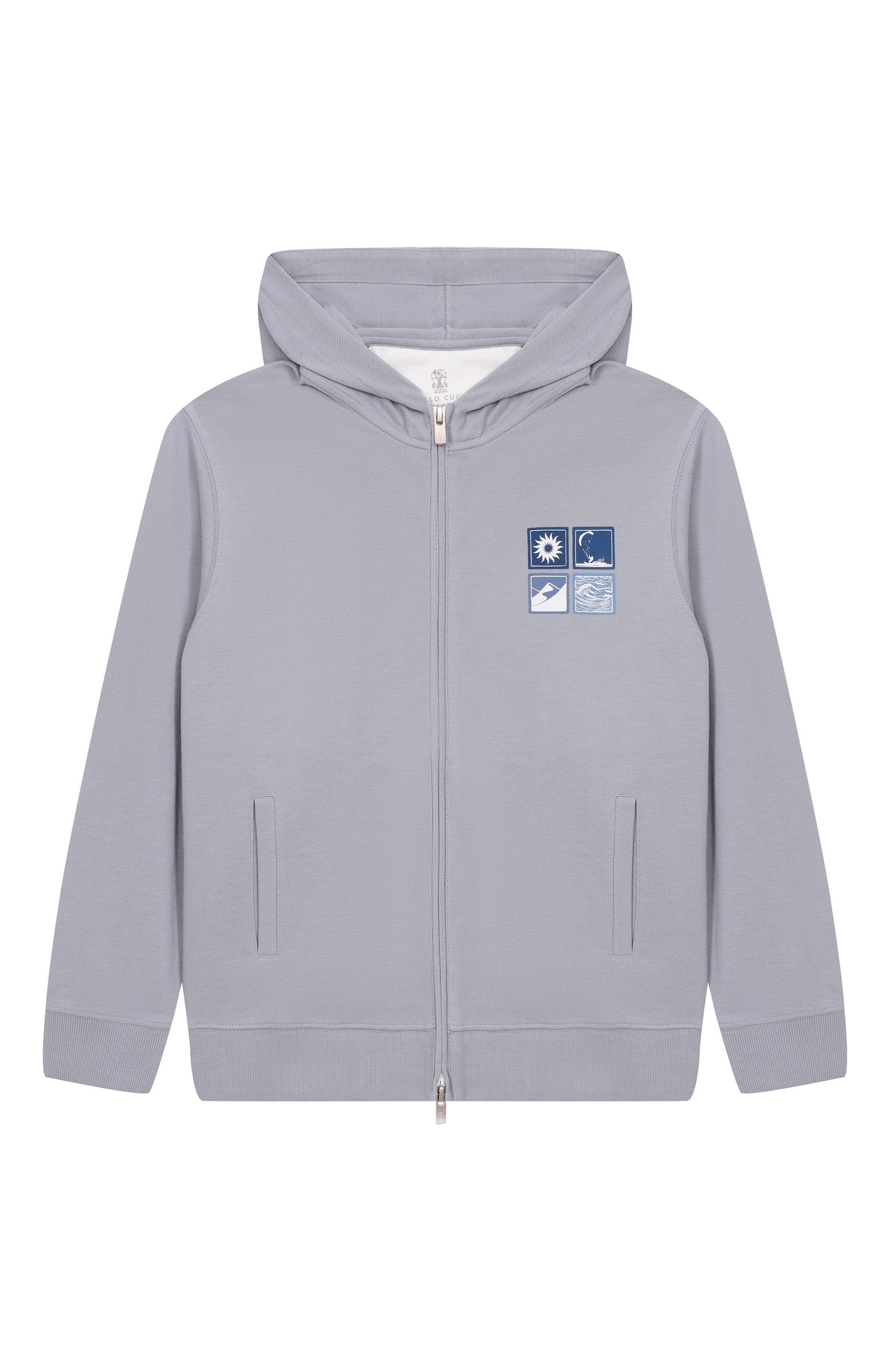 Хлопковая толстовка BRUNELLO CUCINELLI, арт. BE854E507B, фото 1