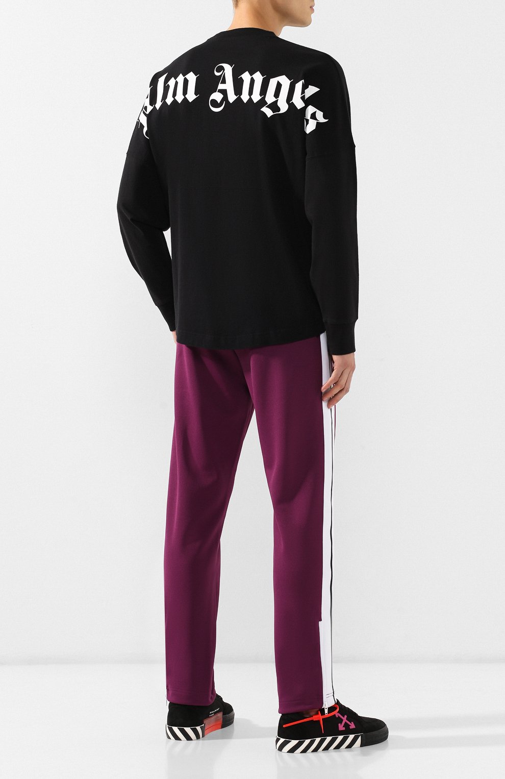 Хлопковый лонгслив PALM ANGELS, арт. PMAB001E194130021001, фото 2