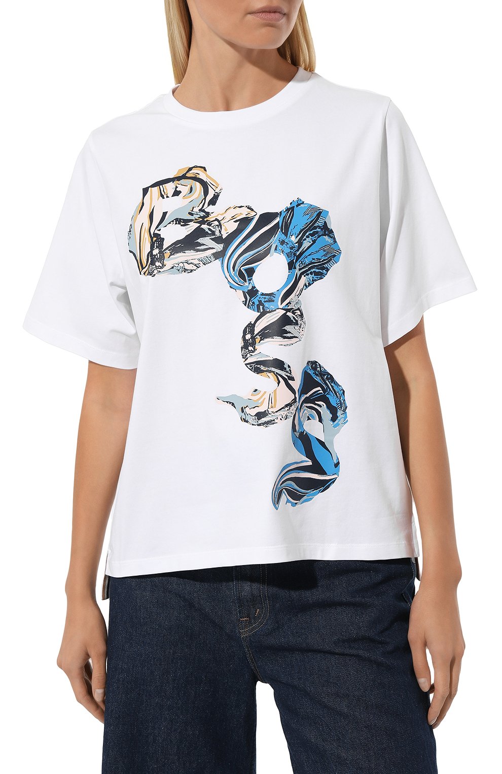 Хлопковая футболка BOSS, арт. 50496497, фото 3