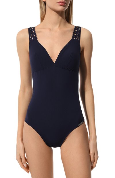 Слитный купальник LISE CHARMEL темно-синего цвета по цене 36680 руб., арт. ABA6915, фото 2 Слитный купальник LISE CHARMEL, арт. ABA6915, фото 2