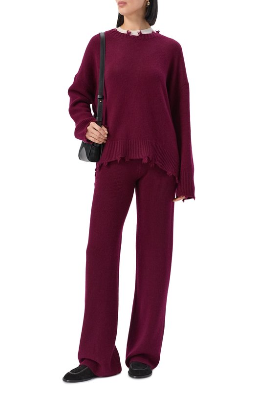 Кашемировый свитер Addicted MK896-1 Бордовый  MK896-1 Фото 2