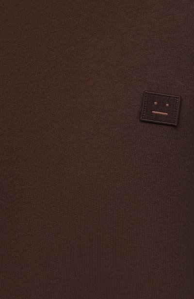 Хлопковый свитшот ACNE STUDIOS коричневого цвета по цене 21800 руб., арт. CI0072/W, фото 5 Хлопковый свитшот ACNE STUDIOS, арт. CI0072/W, фото 5