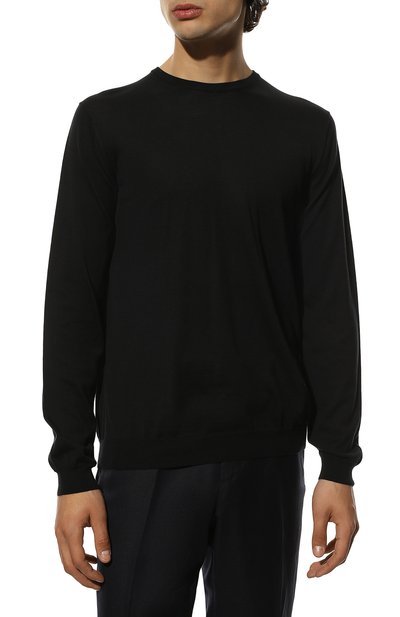 Джемпер из шелка и хлопка GIORGIO ARMANI, арт. 3HSM37/SM63Z, фото 3