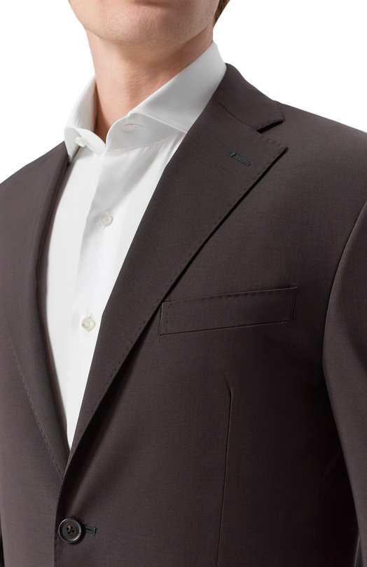Шерстяной костюм Corneliani 276008/2718563_SET Коричневый  276008/2718563_SET Фото 6