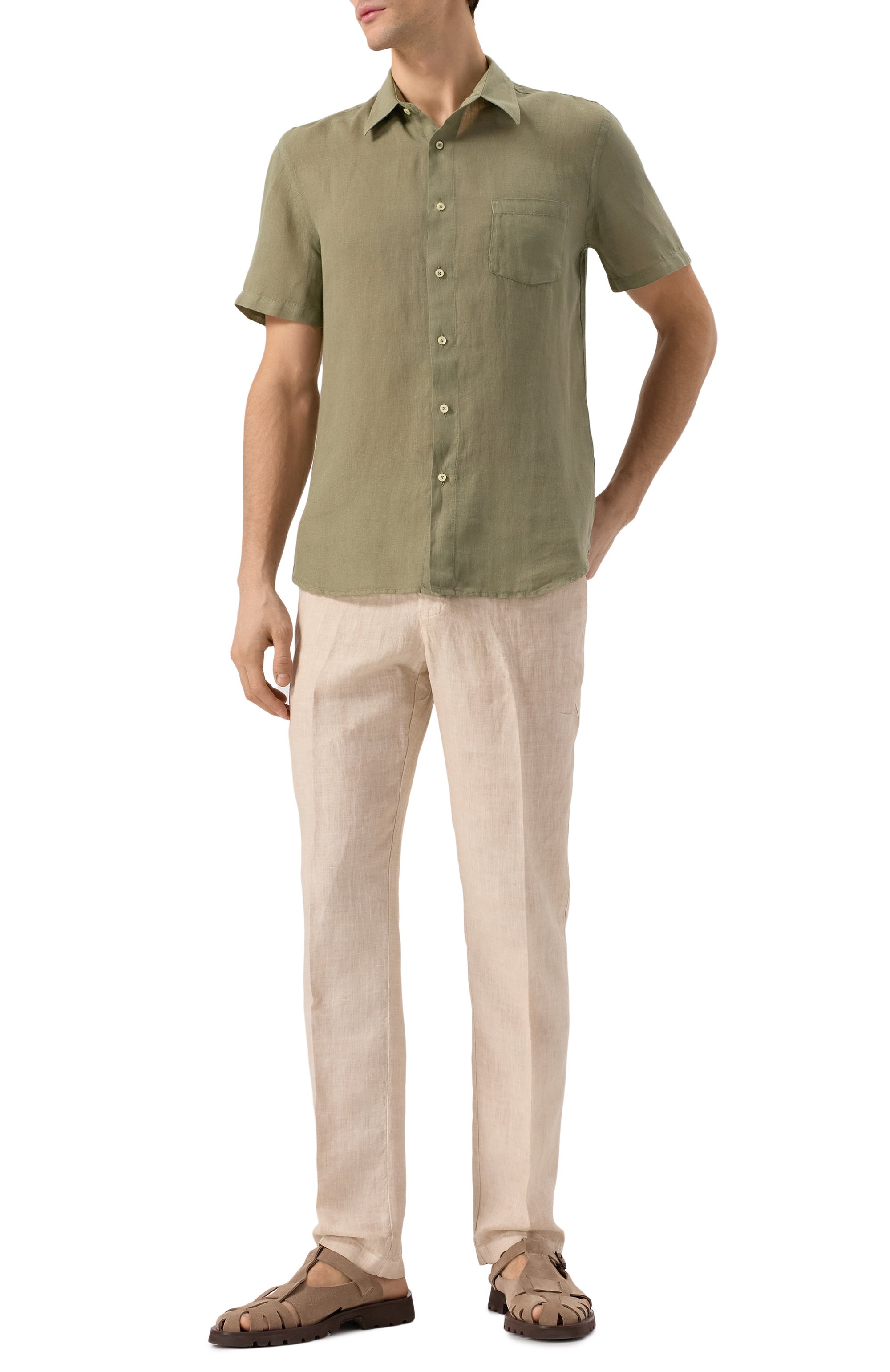 Льняная рубашка 120% LINO, арт. 32ALIM1368/0115/000, фото 2