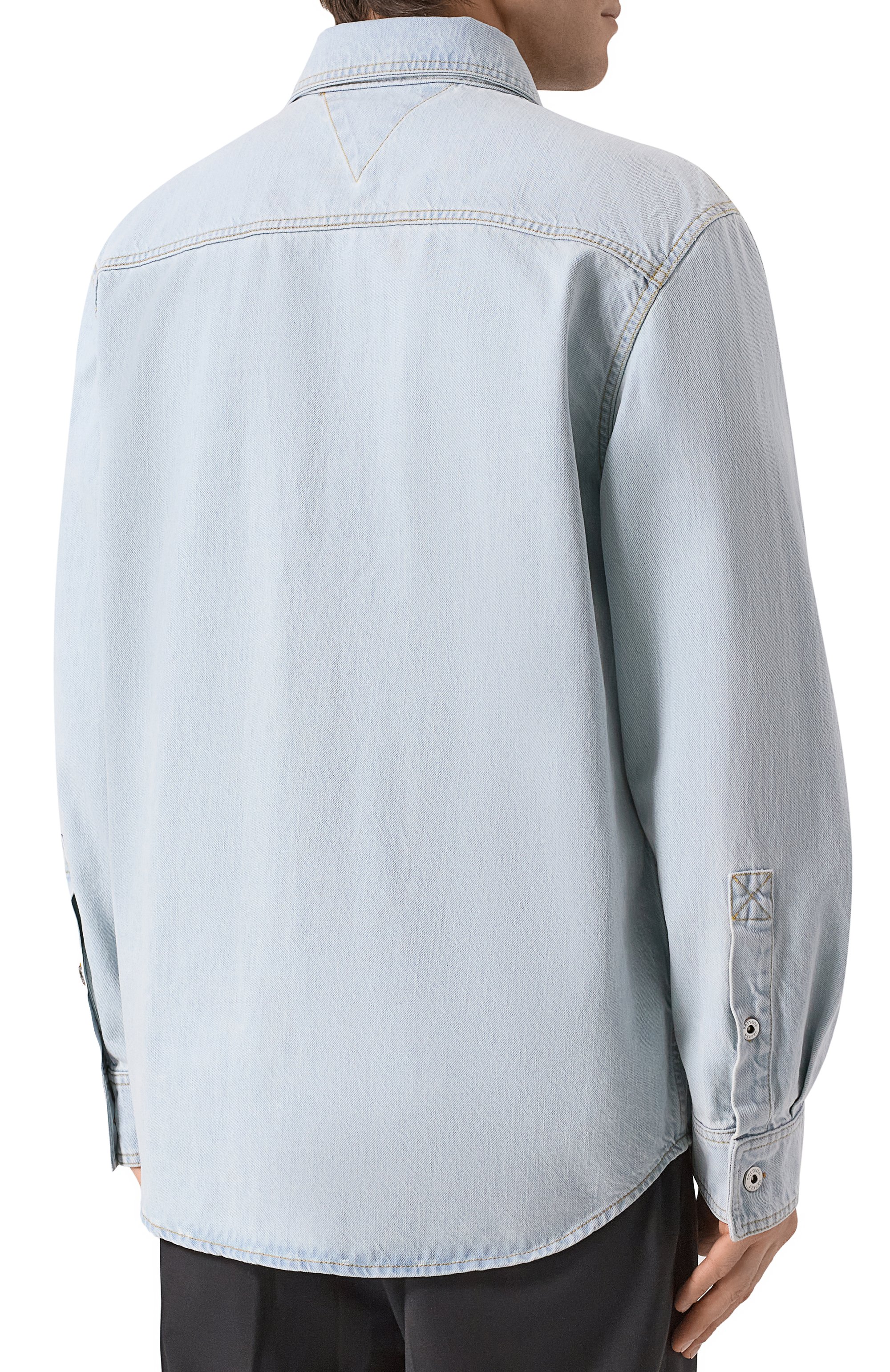 Джинсовая рубашка BOTTEGA VENETA, арт. 813505/V4ZR0, фото 4