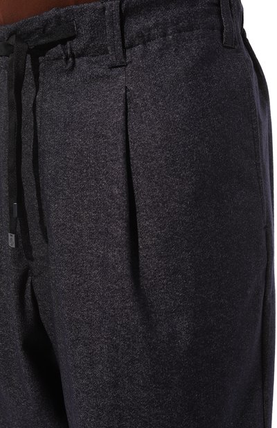 Брюки из шерсти и хлопка GIORGIO ARMANI, арт. 6RSP9I/SNE1Z, фото 5