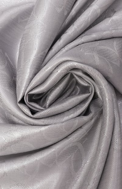 Шаль из шелка и шерсти ELIE SAAB серебряного цвета по цене 69950 руб., арт. SE1414J6113, фото 3 Шаль из шелка и шерсти ELIE SAAB, арт. SE1414J6113, фото 3