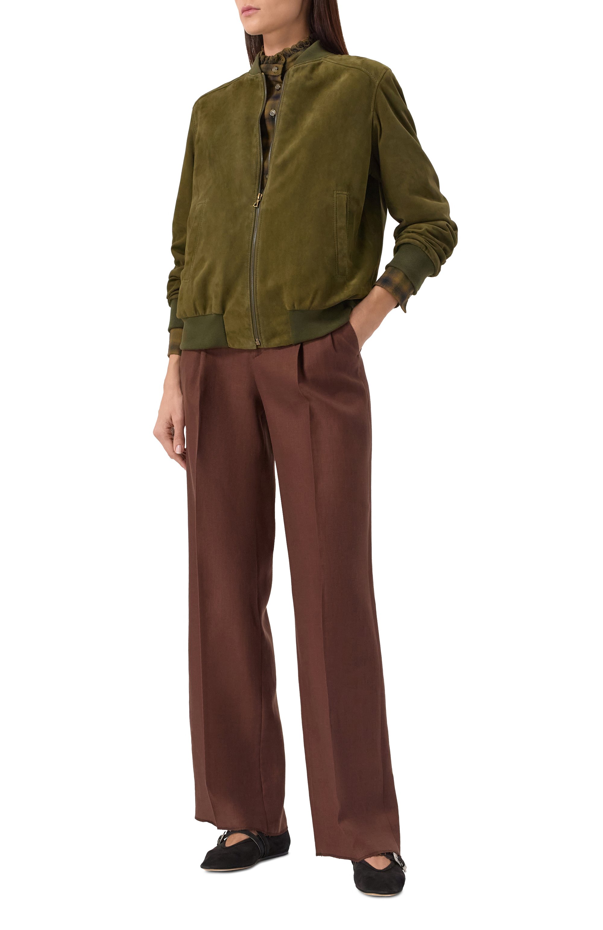 Замшевый бомбер MASLOV, арт. SMB01, фото 2