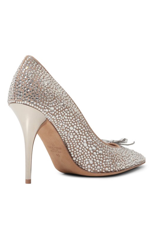 Кожаные туфли Romance Bow Valentino 5W2S0JX7/BUF Серебряный  5W2S0JX7/BUF Фото 5