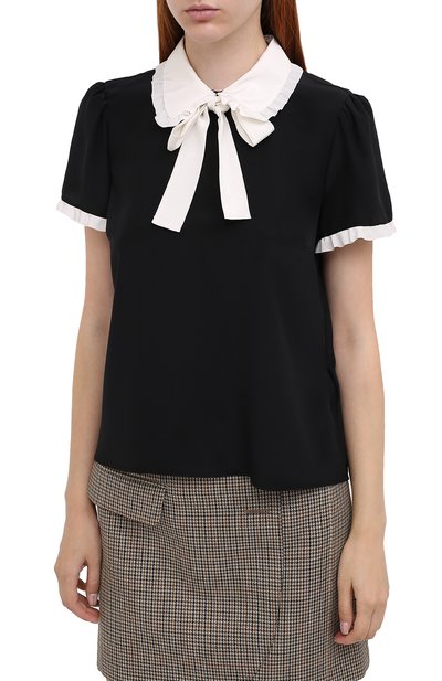 Шелковая блузка REDVALENTINO, арт. UR0AAA65/48P, фото 3