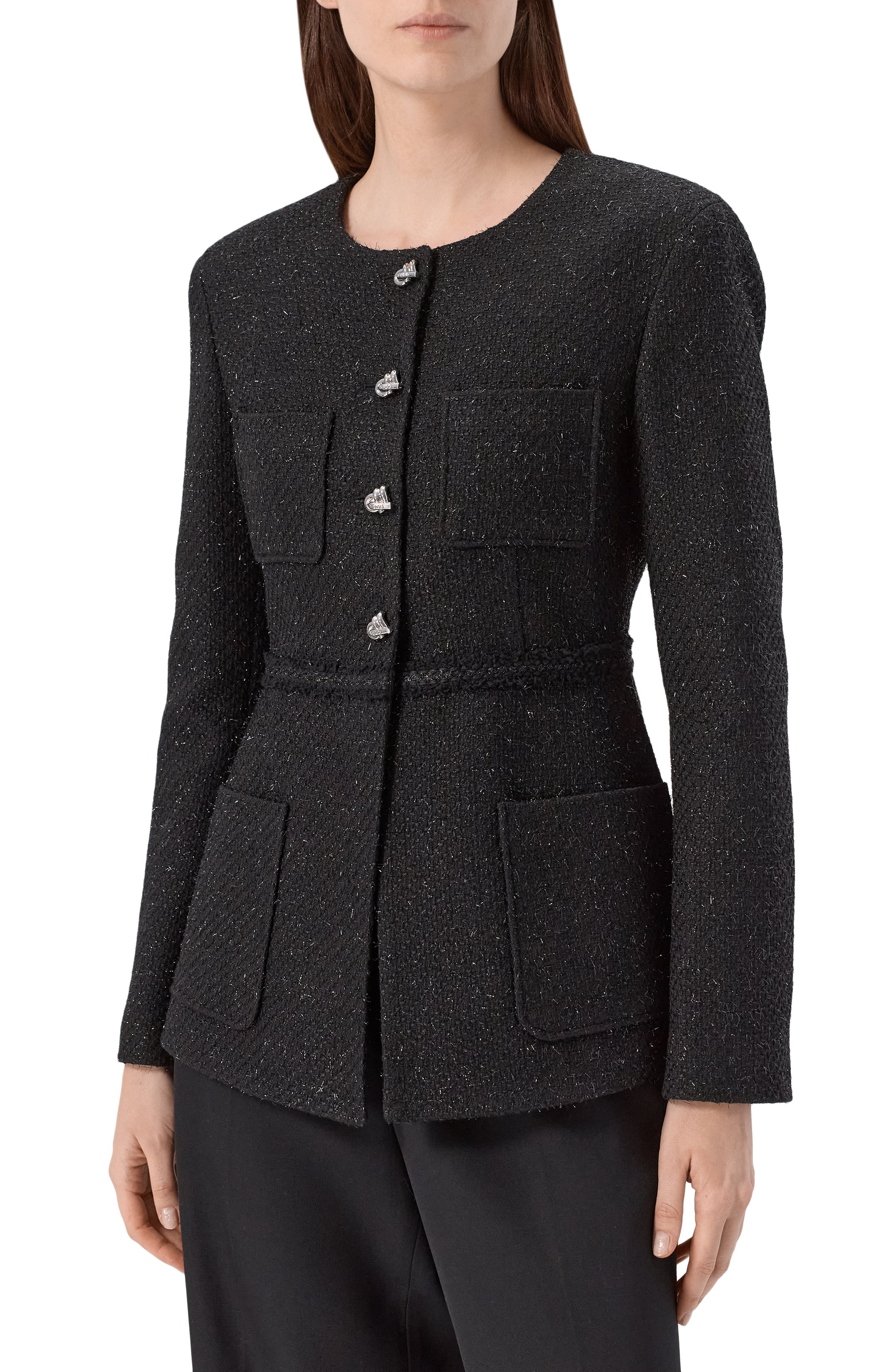 Твидовый жакет HUGO, арт. 50555880, фото 3