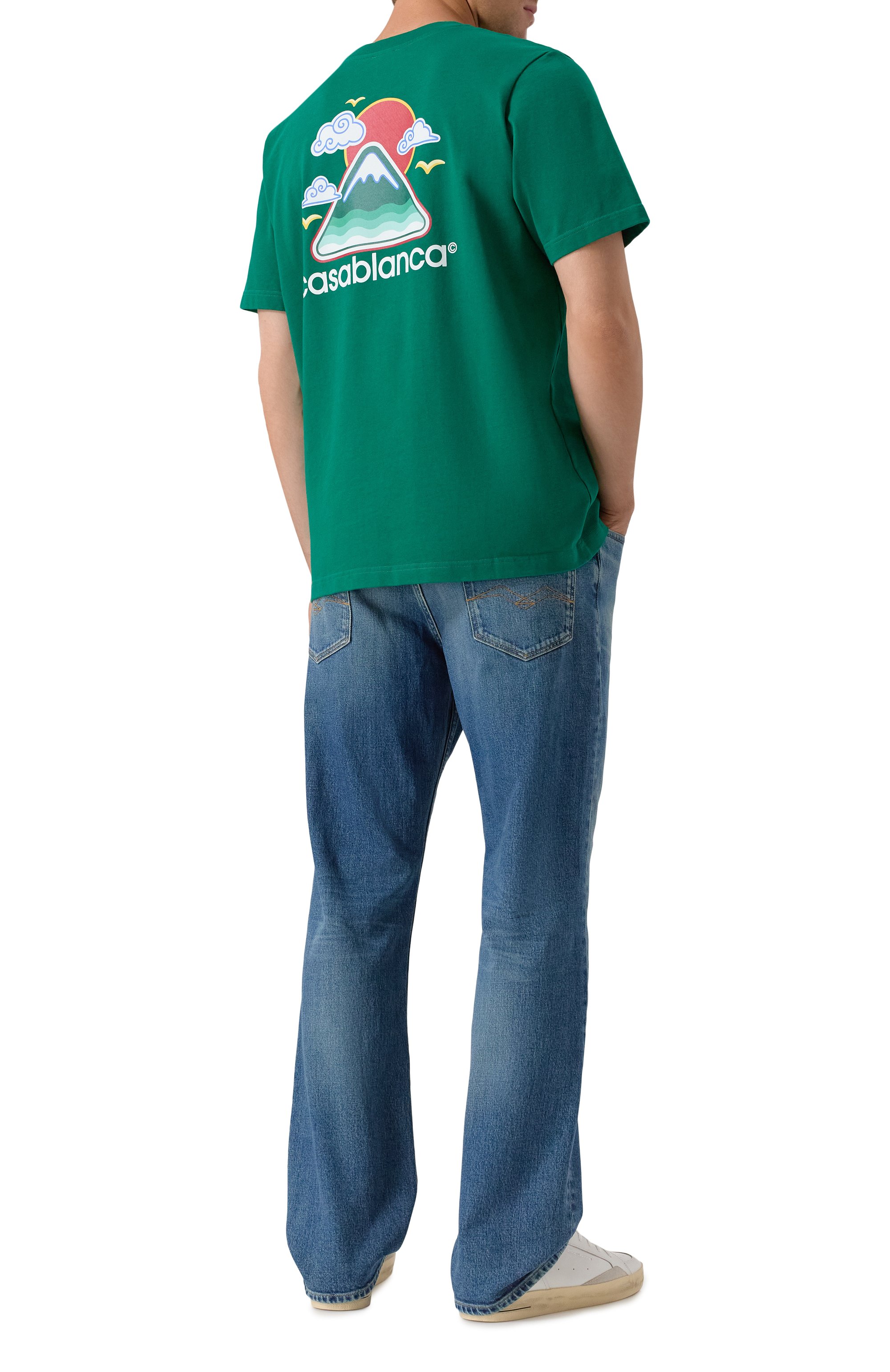 Хлопковая футболка CASABLANCA, арт. MPF25-JTS-001-06, фото 2