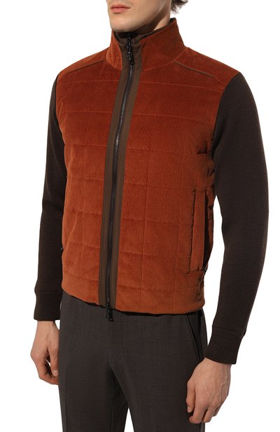 Кардиган с отделкой из вельвета PAUL&SHARK, арт. 14311233/S, фото 3