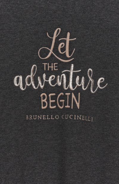 Хлопковое платье BRUNELLO CUCINELLI, арт. BH827A324A, фото 3