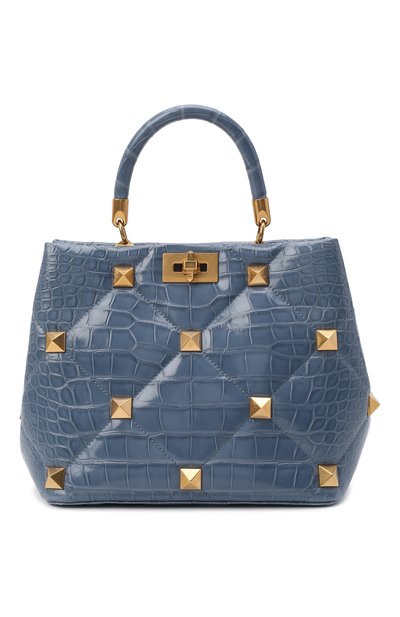 Сумка roman stud из кожи аллигатора VALENTINO, арт. WW2B0I96/SXY/AMIS, фото 1