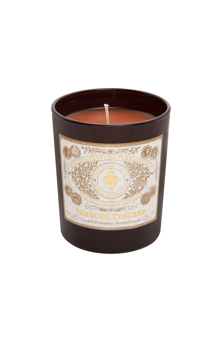 Свеча tabacco toscano (250g) SANTA MARIA NOVELLA бесцветного цвета, арт. SMN3461202 | Фото 1 (Нос: Не проставлено; Региональные ограничения белый список (Axapta Mercury): Не проставлено; Ограничения доставки: flammable, fragile-2)