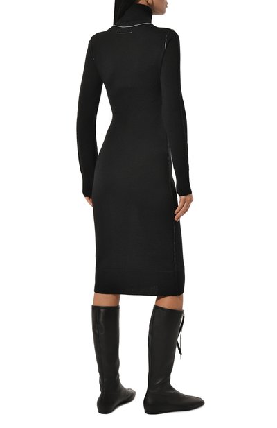 Шерстяное платье MM6, арт. S52DG0019/M13037, фото 4