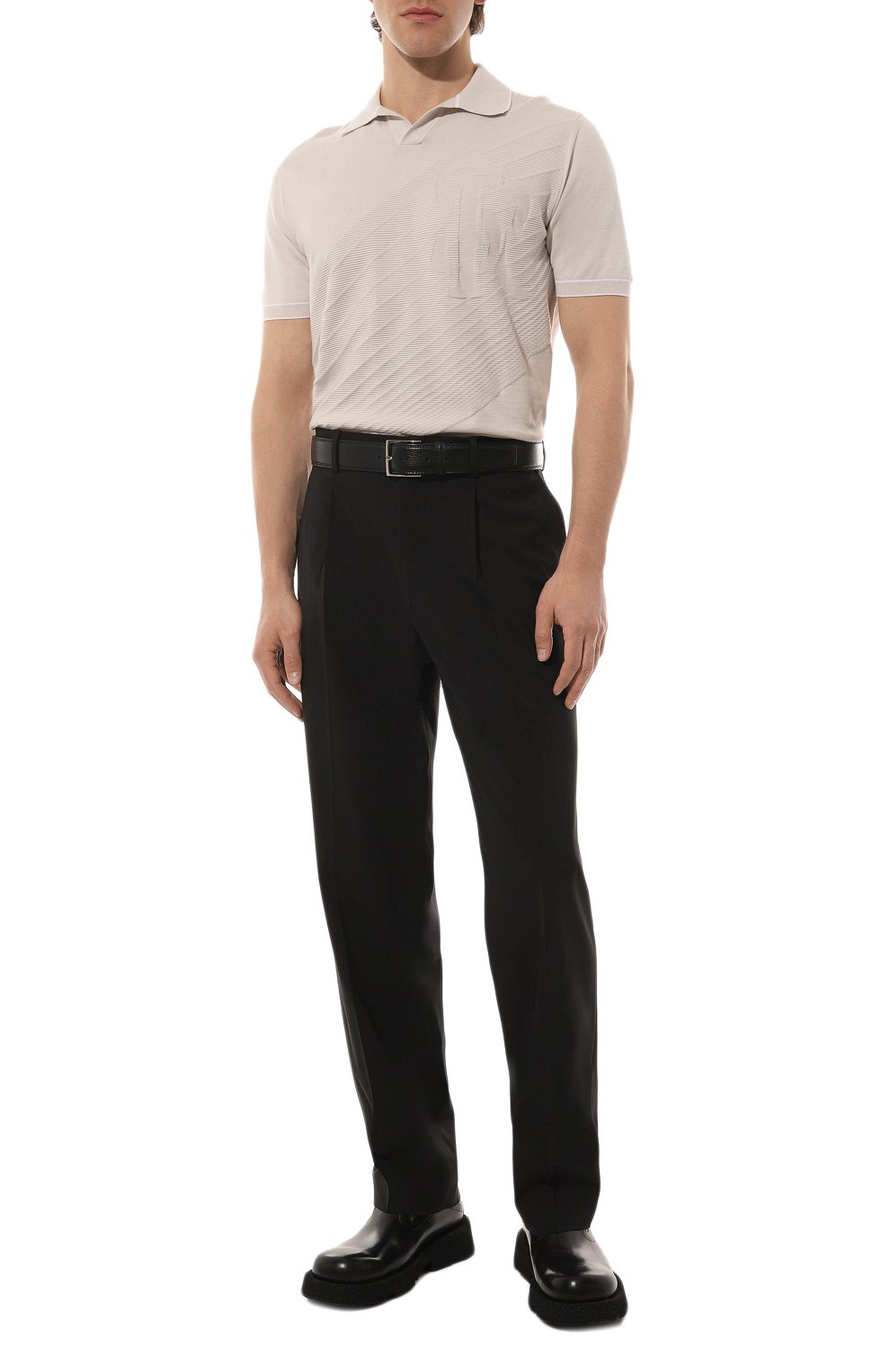 Хлопковое поло STEFANO RICCI, арт. K616295PSB/F23105, фото 2