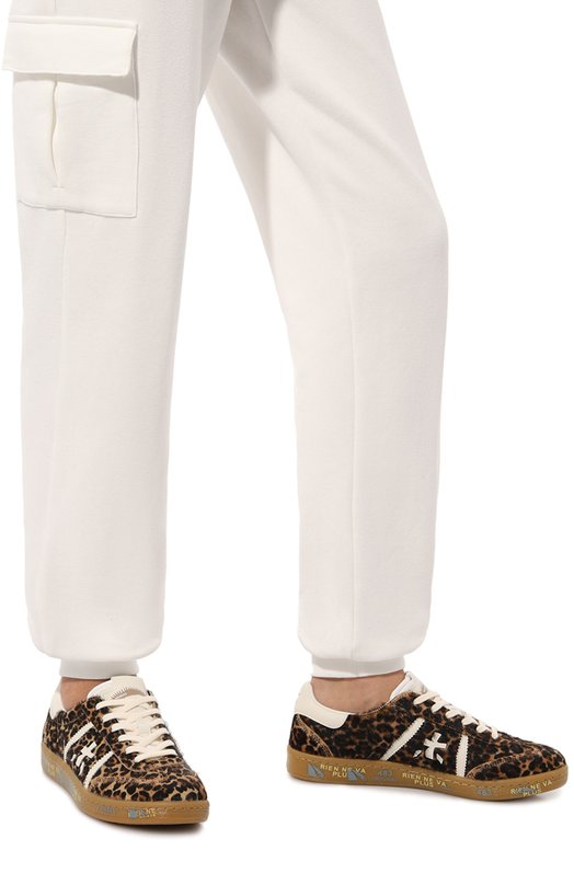 Комбинированные кеды Bonnie-D Premiata B0NNIED/VAR 7032 Леопардовый  B0NNIED/VAR 7032 Фото 3