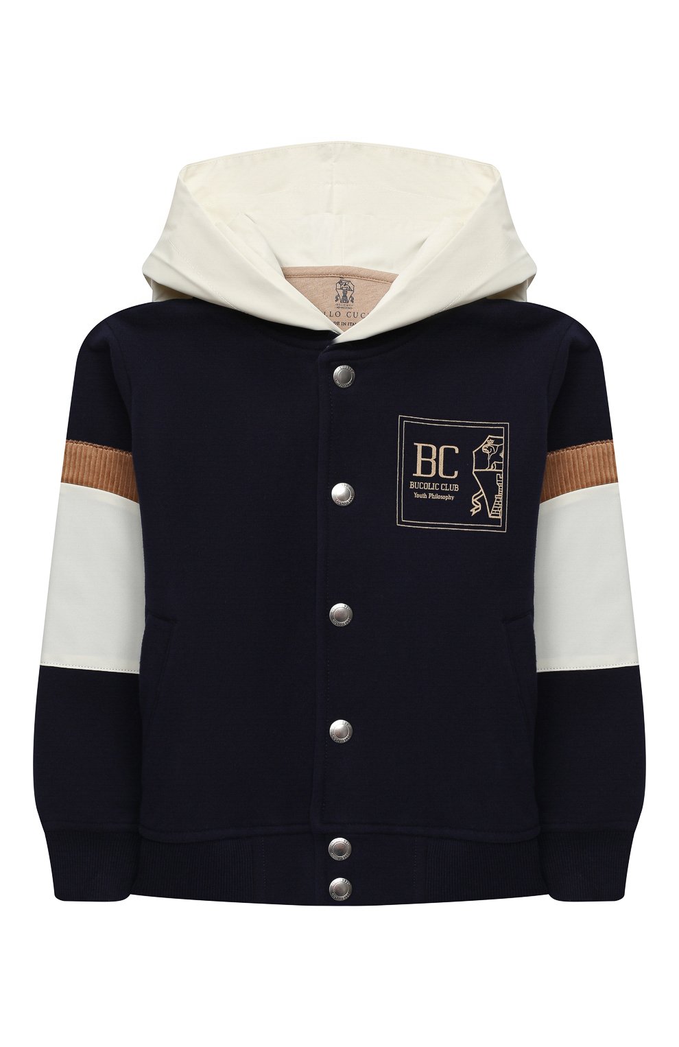 Хлопковая толстовка BRUNELLO CUCINELLI, арт. BE848E141B, фото 1