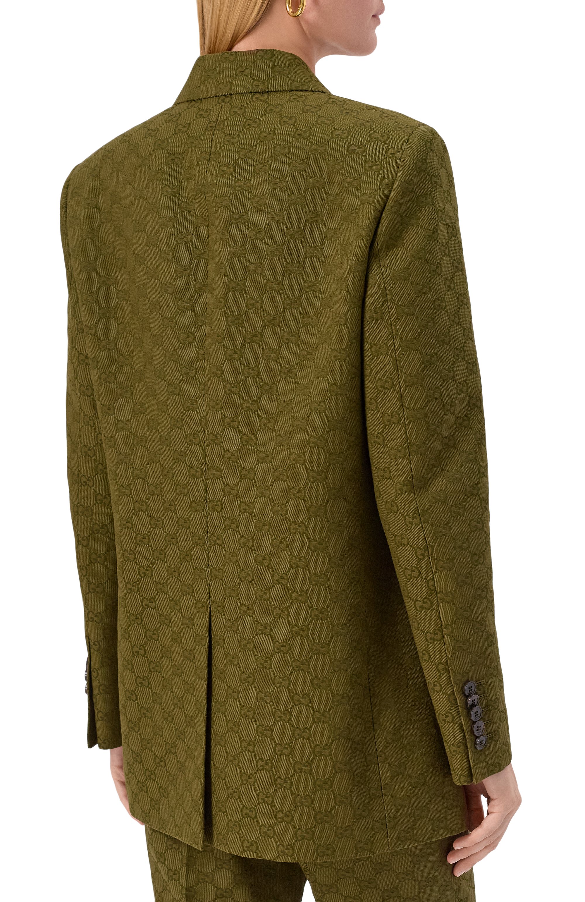 Хлопковый жакет GUCCI, арт. 831993/Z7AH8, фото 4