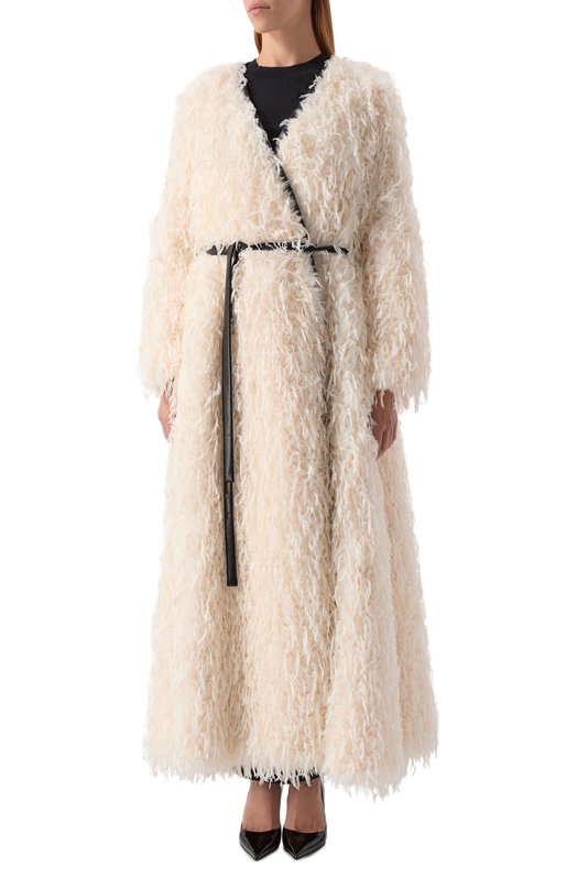 Шуба Giambattista Valli 25FWSVCA8009/82MAP Кремовый  25FWSVCA8009/82MAP Фото 3