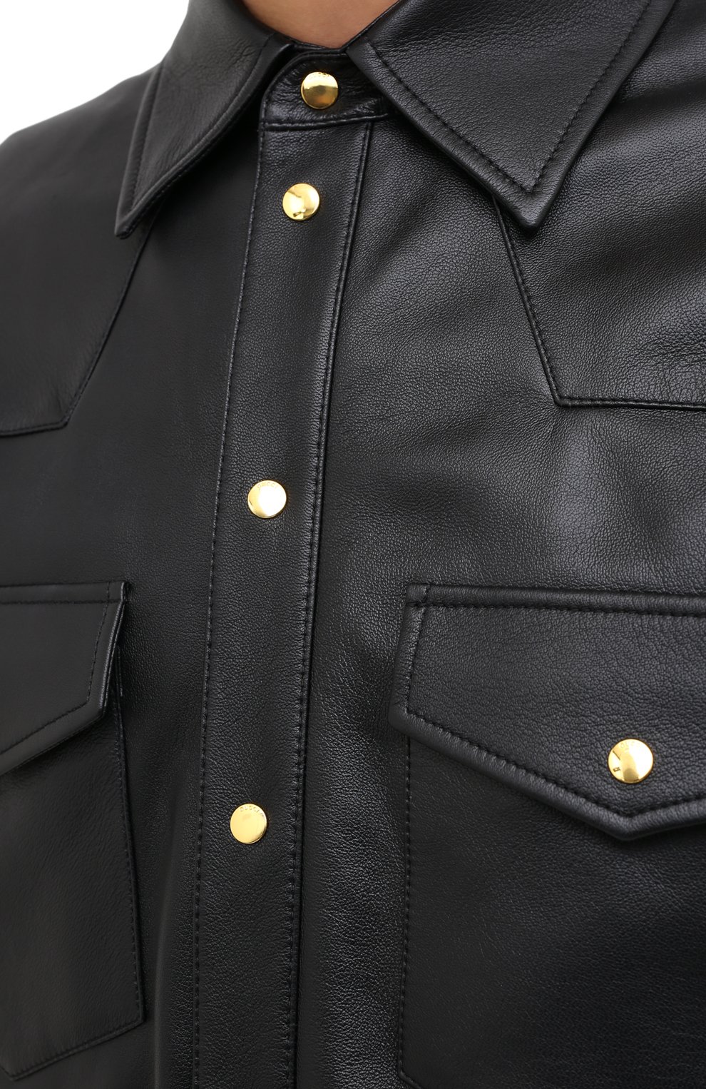 Кожаная рубашка GUCCI, арт. 624736/XNALJ, фото 6